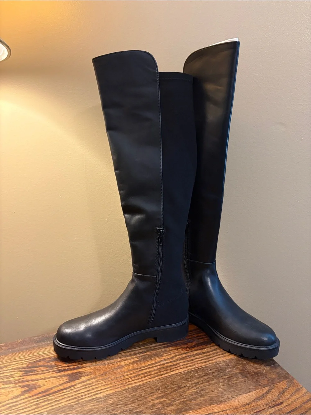 Nine West Black Over-the-Knee Riding Boots